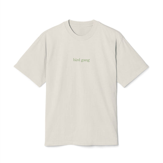 Bird Gang Tee – Green Stitch