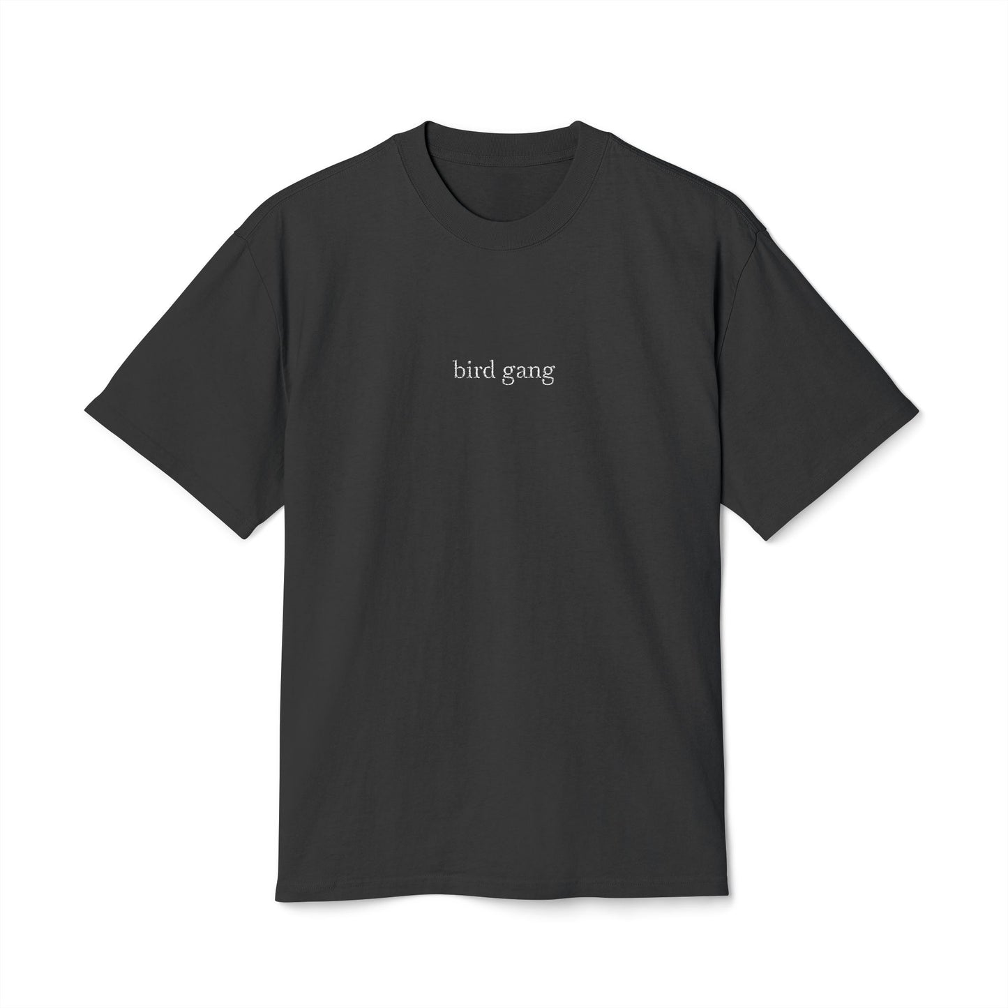 Bird Gang Tee – White Stitch
